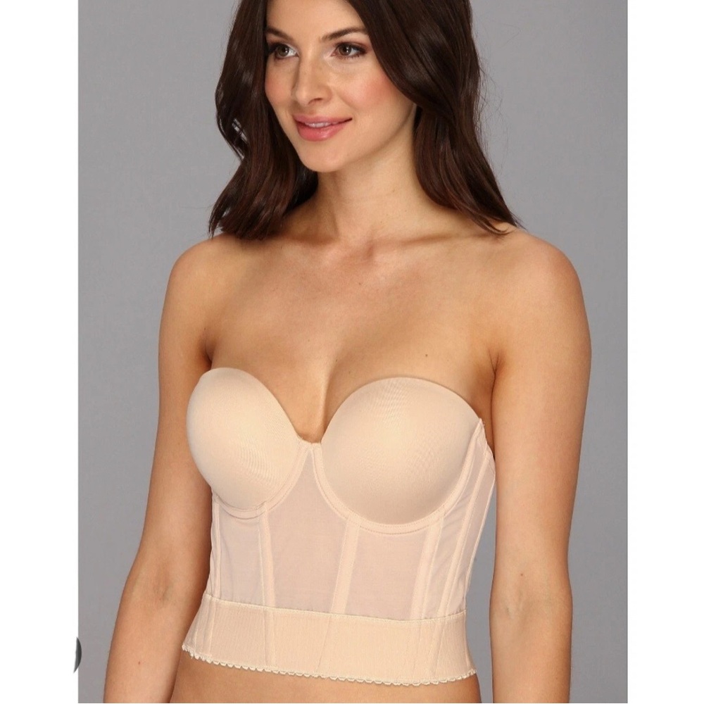Wacoal Low Back Longline Bra Nude Size 38D